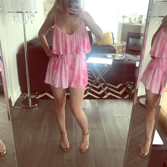💕Summer Tie Dye Romper 💕 - Picture 1 of 7